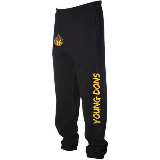 YD Black Fleece Sweatpants