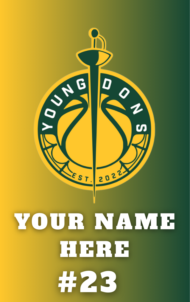 YD Custom Bag Tag with Your Name (2 Included)