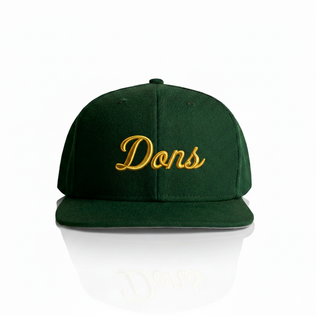 Young Dons "DONS" Puff Embroidered Signature Snapback