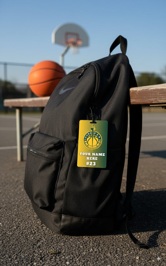 YD Custom Bag Tag with Your Name (2 Included)